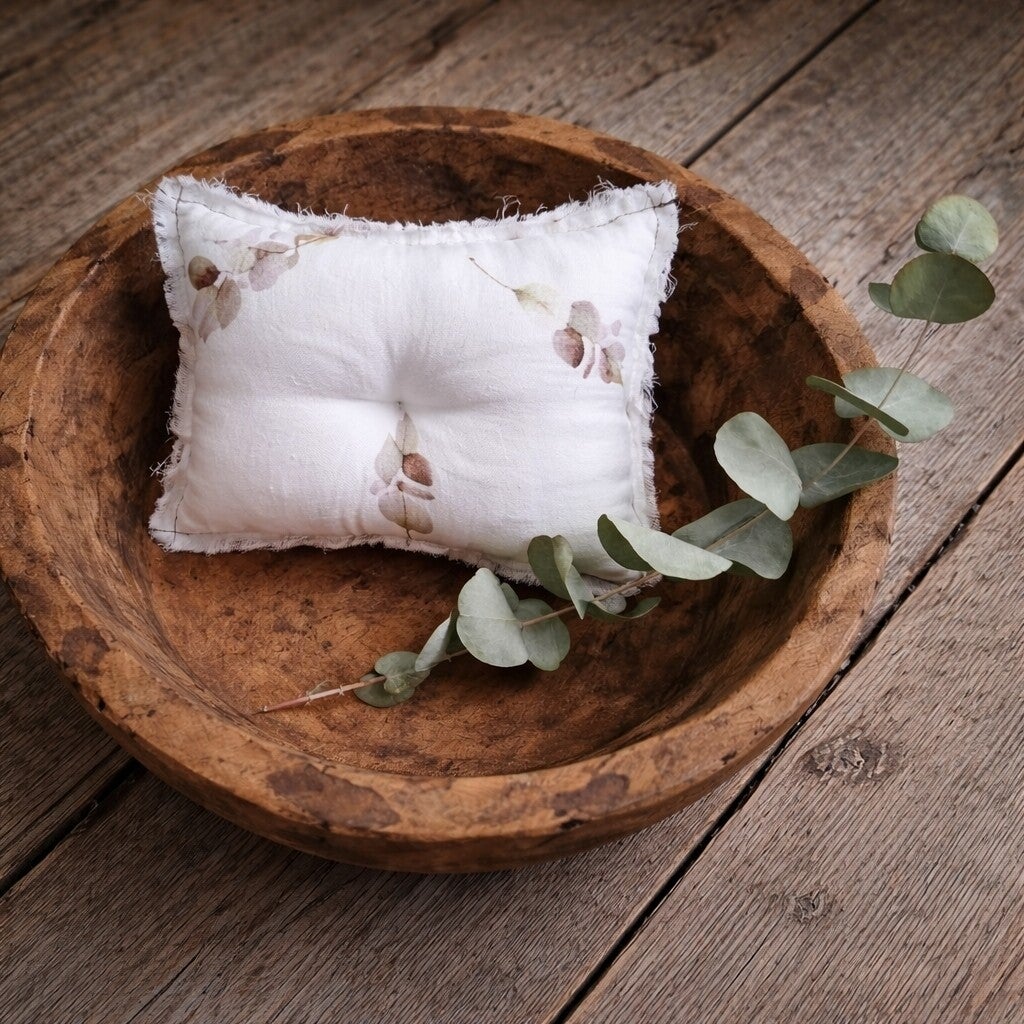 Muslin Newborn Pillow | Newborn Photography Prop | Baby Photo Prop