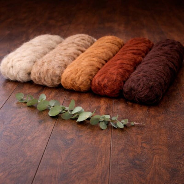 Natural Wool Fleece – Various Colors