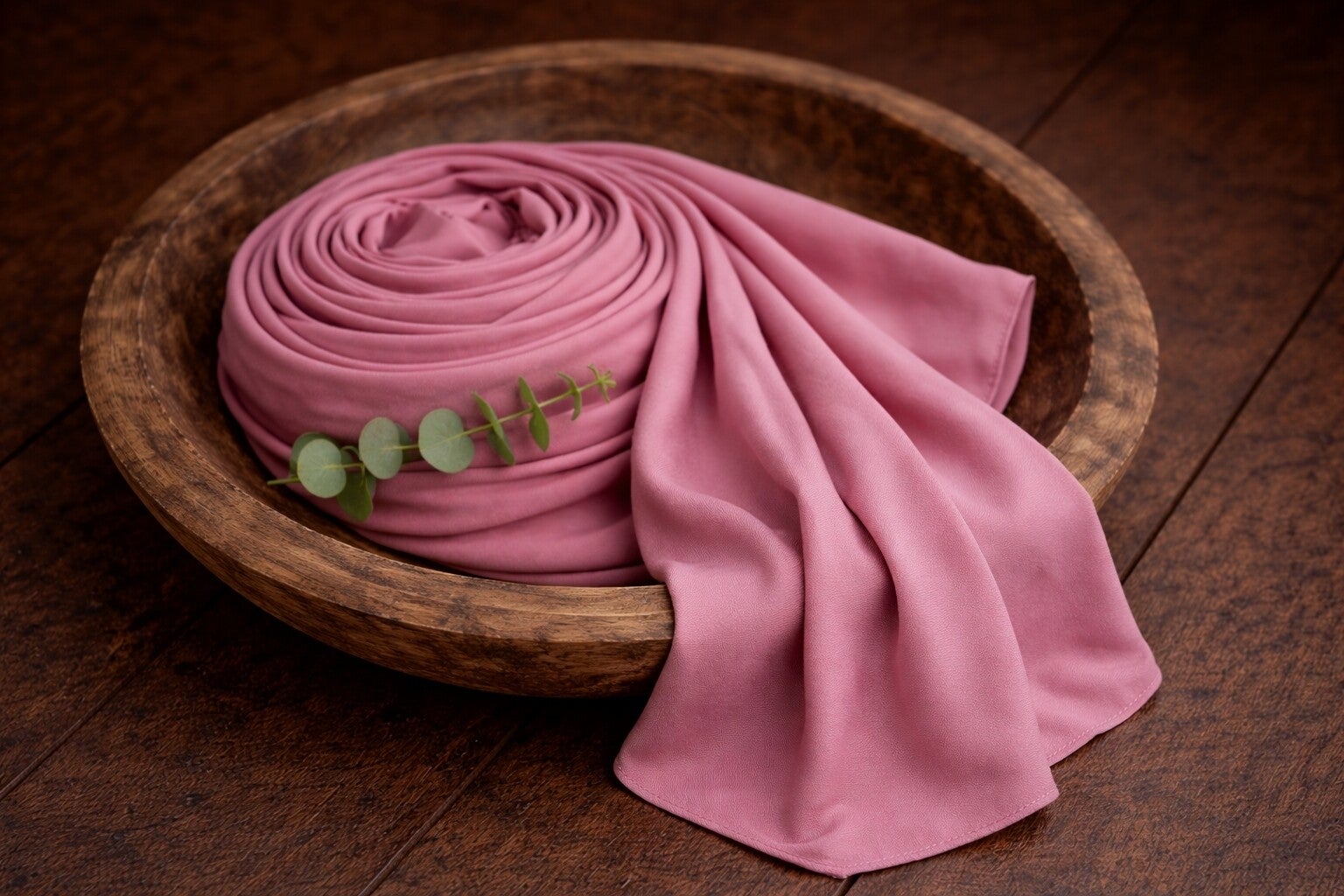 Newborn Jersey Wrap Raspberry | Stretch Baby Wrap | Newborn Photography Prop