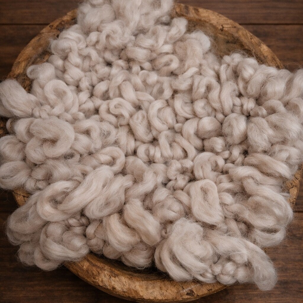 Handcrafted Loop Blanket – Newborn Photography Prop