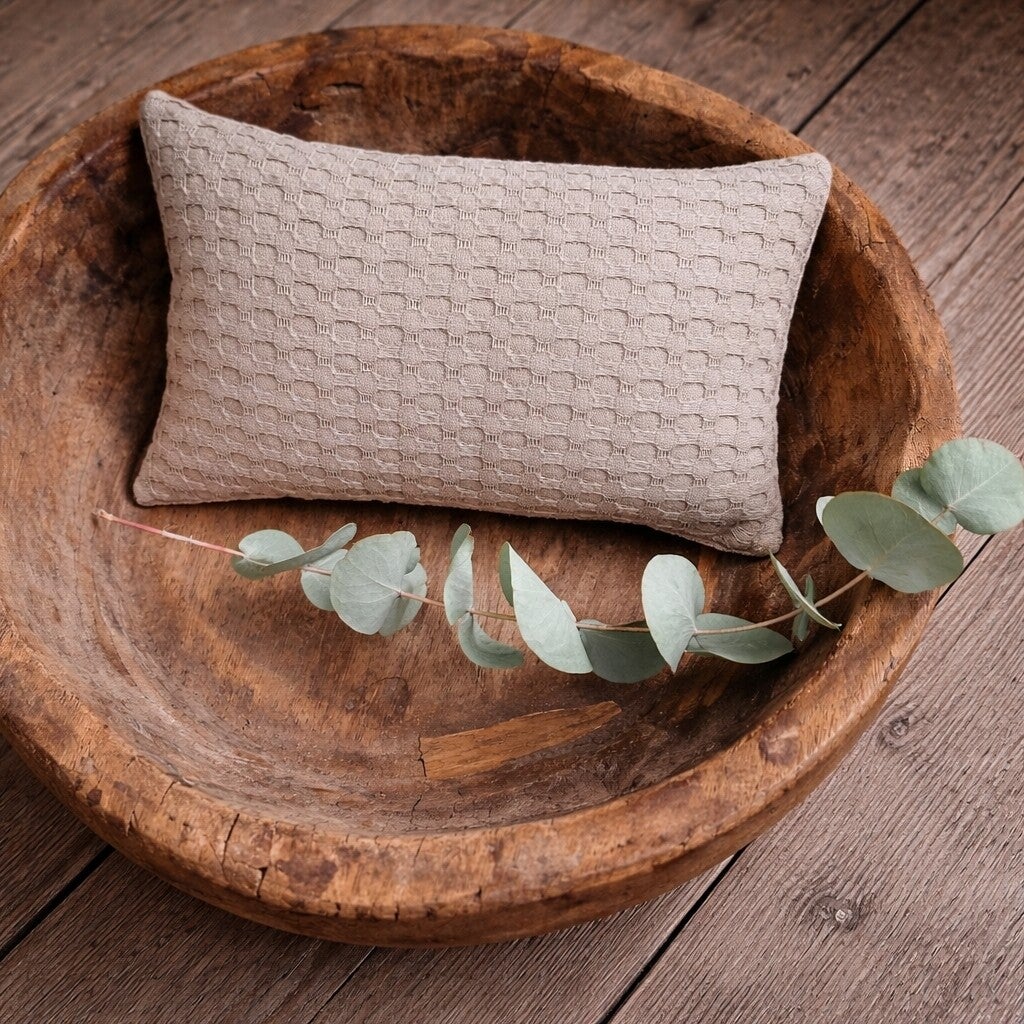 Waffle Texture Pillow – Newborn Photography Prop