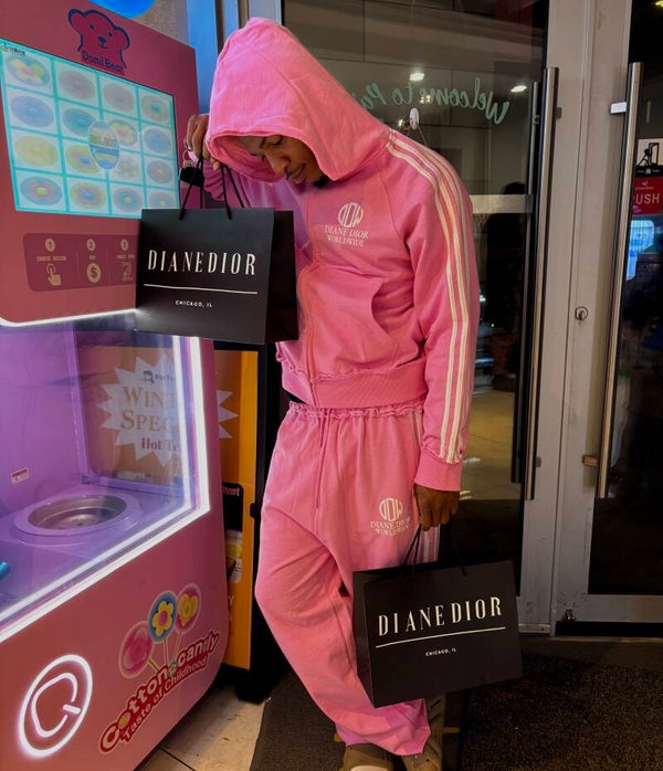 Double Hooded Pink Set