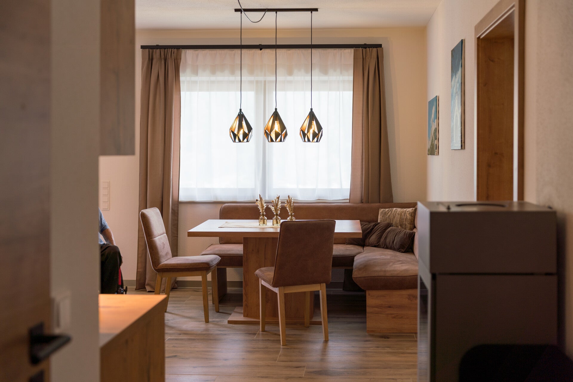 Essbereich der Ferienwohnung VISTA365