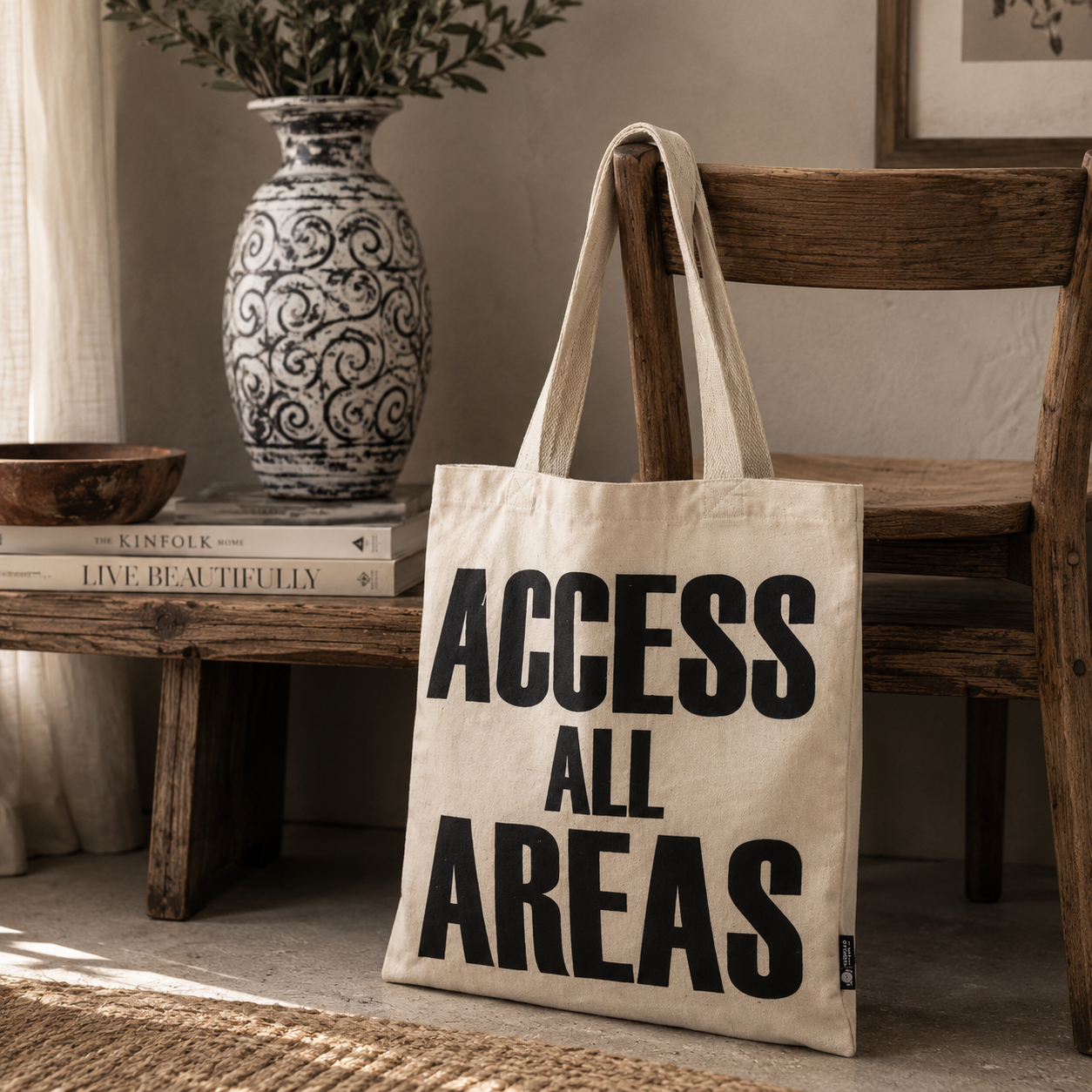 Tygväska "ACCESS ALL AREAS"