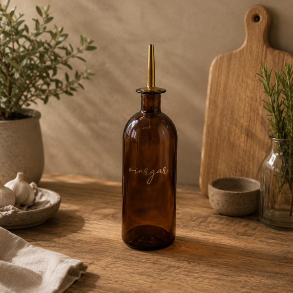 Vinägerflaska med pipkork – 500 ml