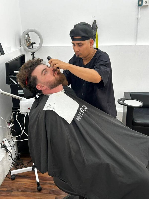 corte con barba