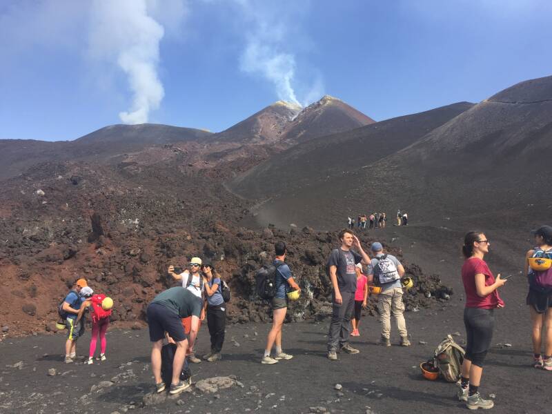 Wilma de Krom in Italie