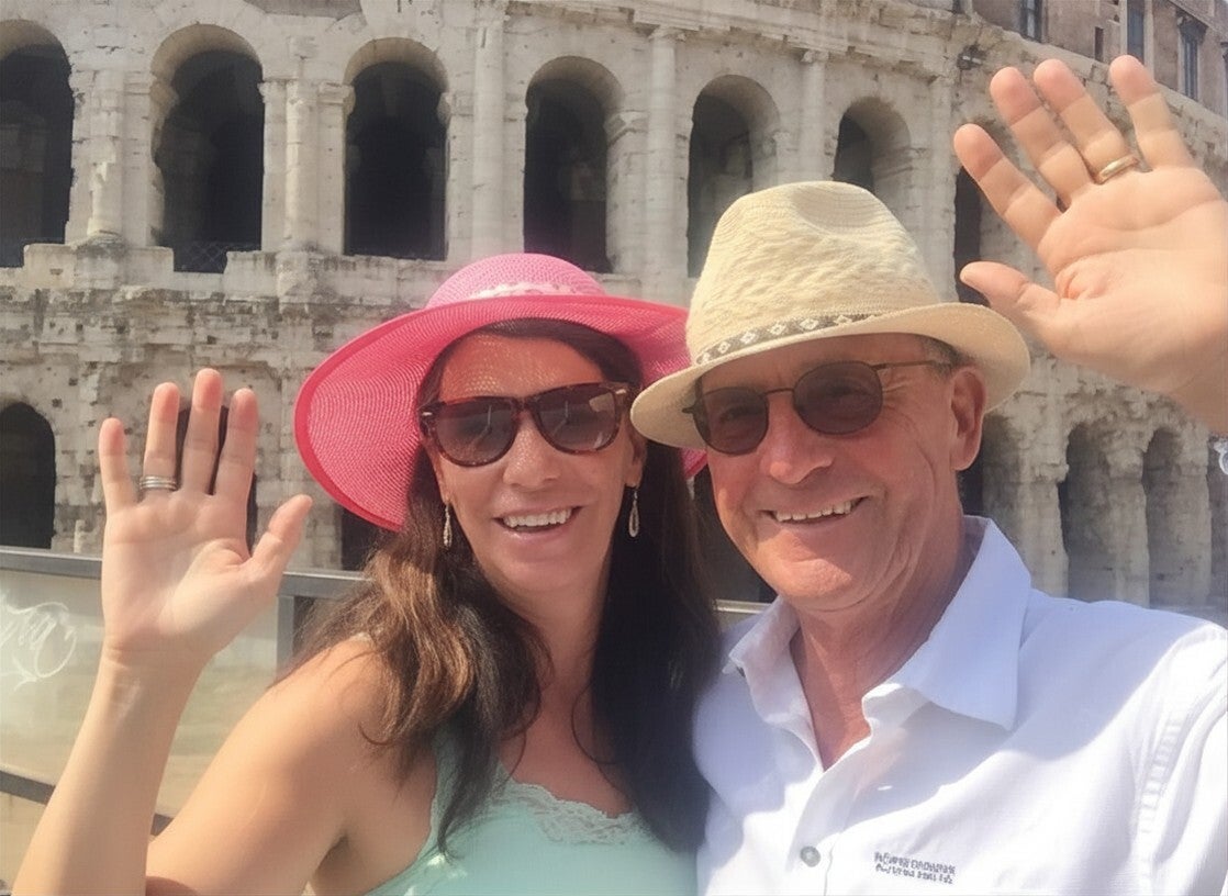 Wilma de Krom in Italie