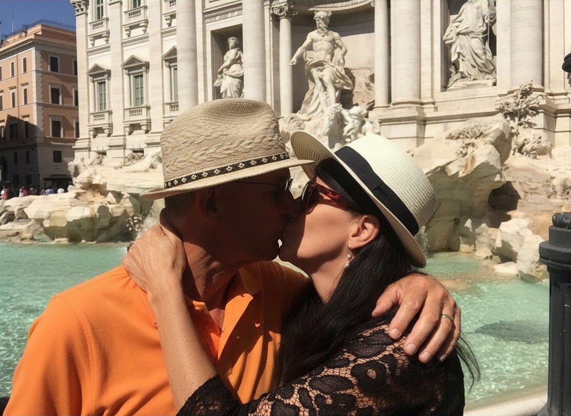 Wilma de Krom in Italie