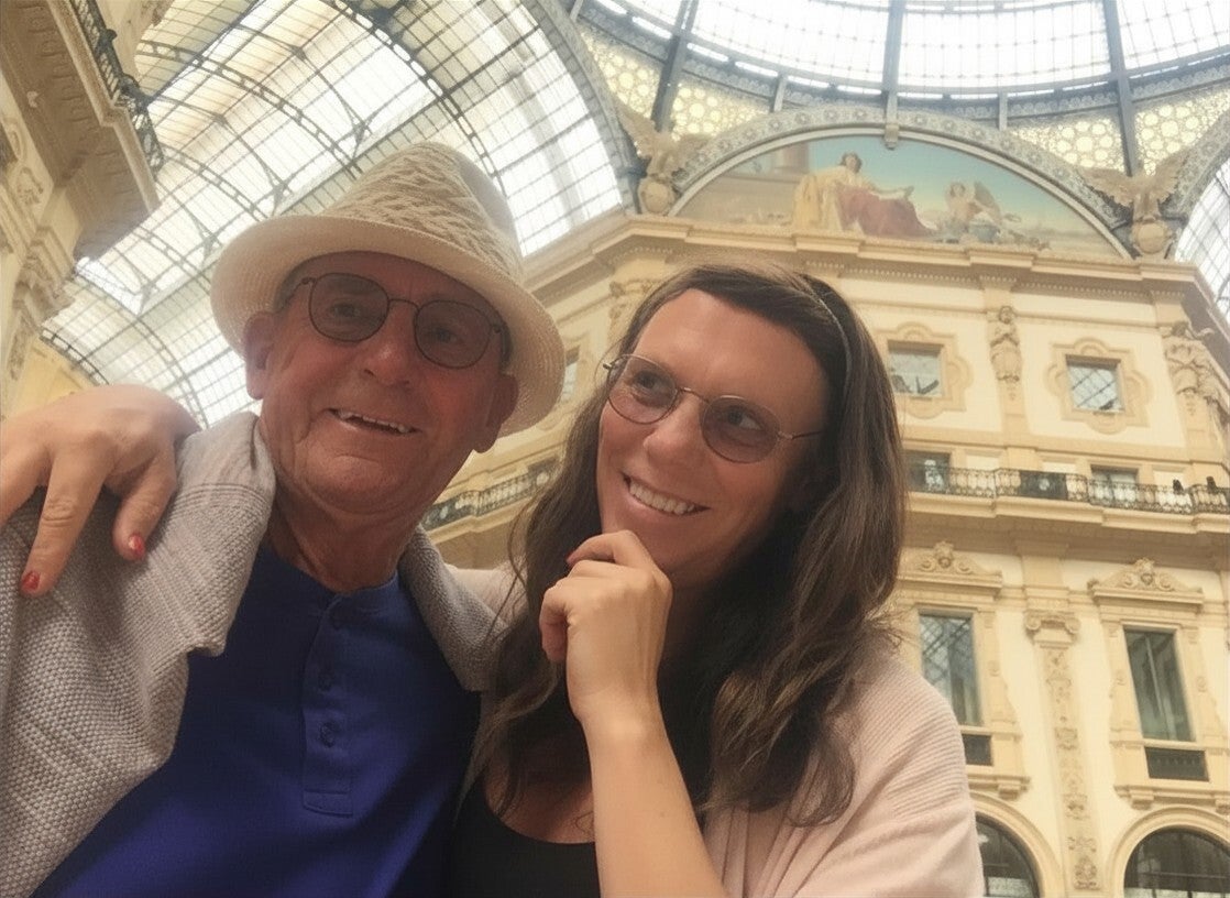 Wilma de Krom in Italie