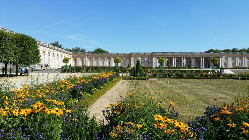 Wilma de Krom in Versailles