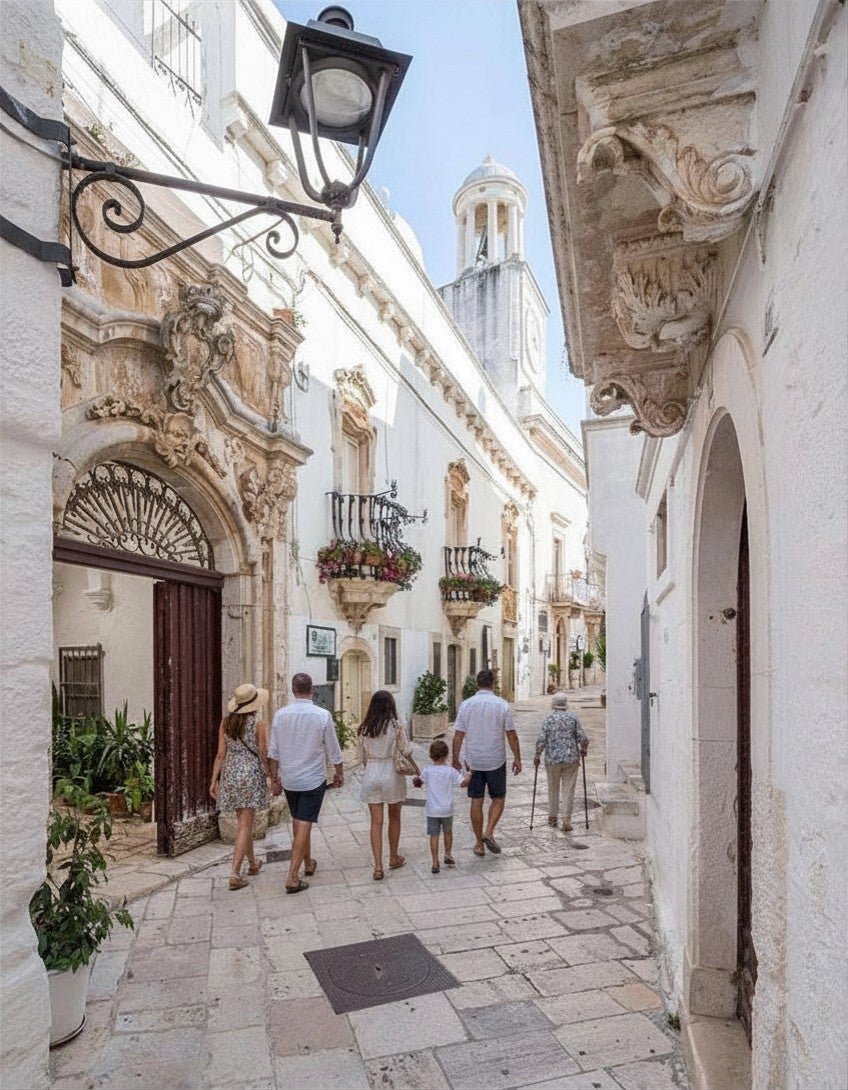 Wilma de Krom in Puglia