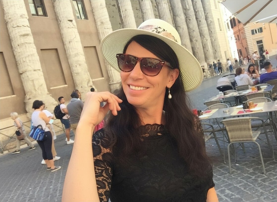 Wilma de Krom in Italie