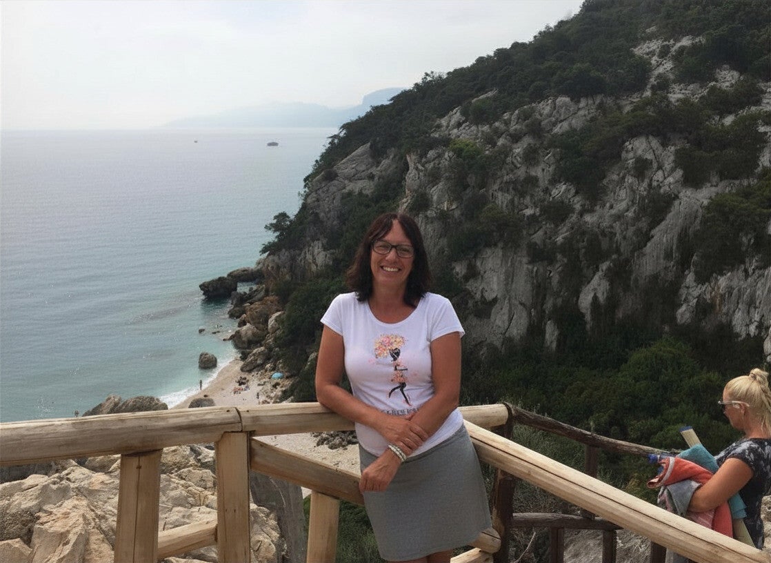 Wilma de Krom op Sardinie