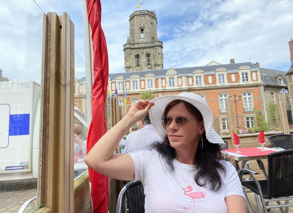 Wilma de Krom aan de Somme