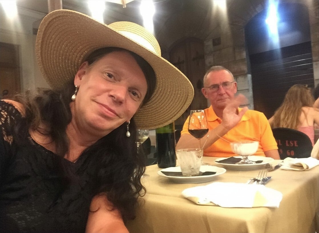 Wilma de Krom in Italie