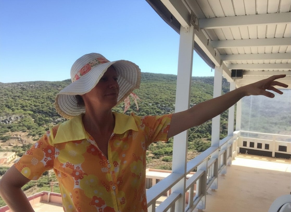 Wilma de Krom op Sicilie