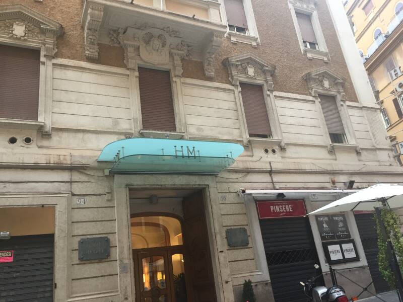 Wilma de Krom in Italie