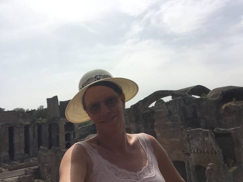 Wilma de Krom in Italie