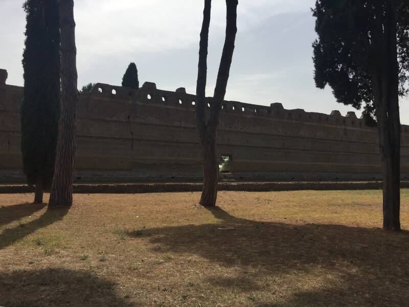 Wilma de Krom in Italie