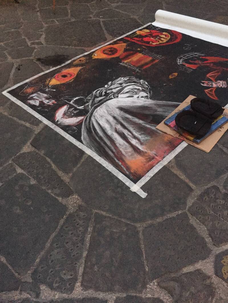 Wilma de Krom in Italie