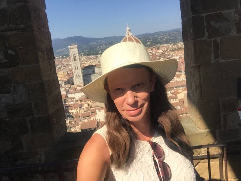 Wilma de Krom in Italie