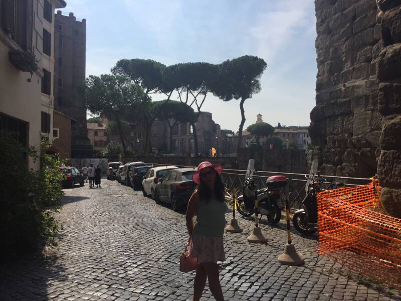 Wilma de Krom in Italie