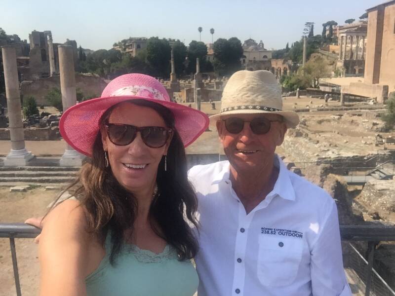 Wilma de Krom in Italie