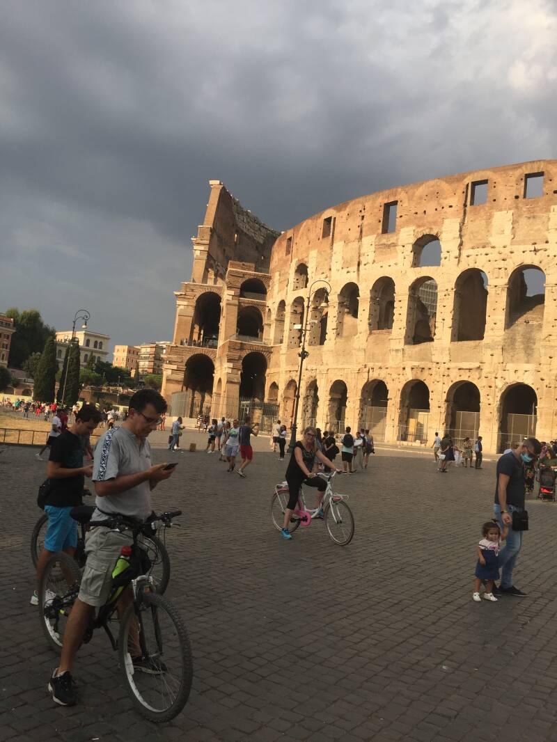 Wilma de Krom in Italie