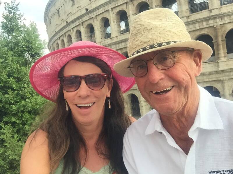 Wilma de Krom in Italie