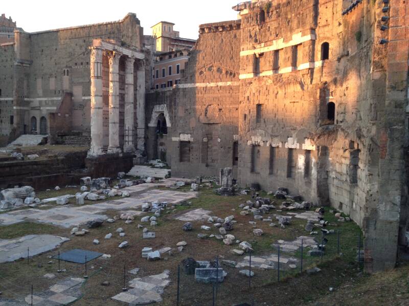 Wilma de Krom in Rome