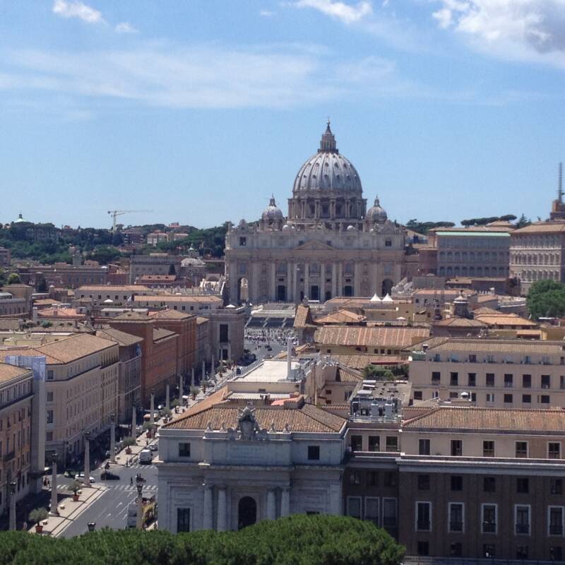 Wilma de Krom in Rome