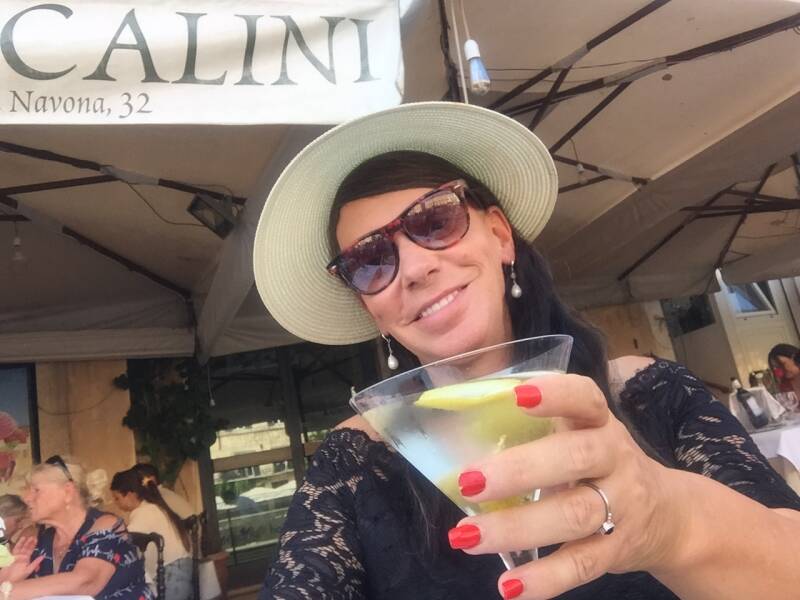 Wilma de Krom in Italie