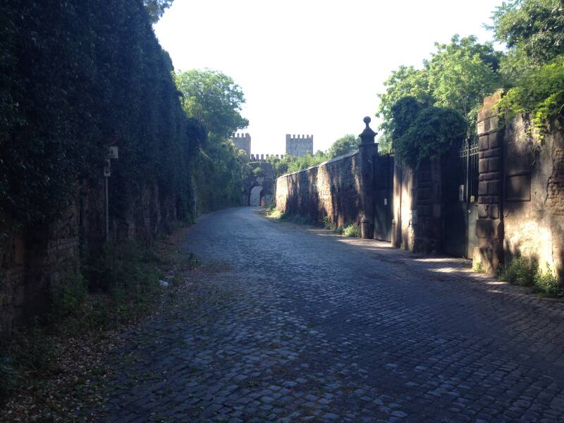 Wilma de Krom in Rome