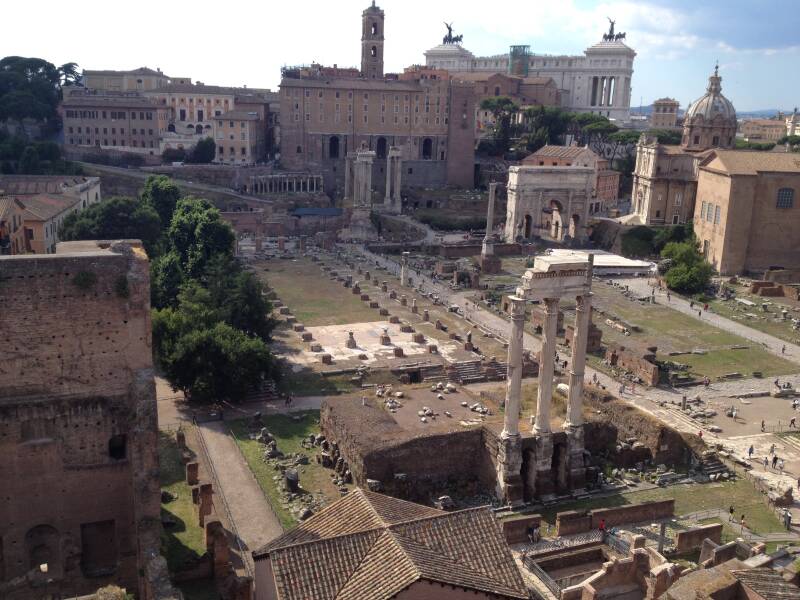 Wilma de Krom in Rome