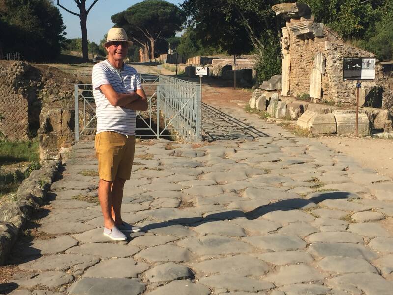 Wilma de Krom in Italie