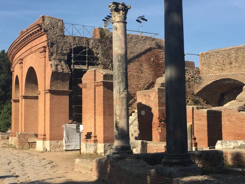 Wilma de Krom in Italie