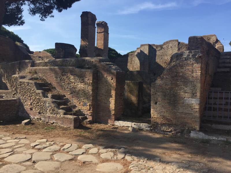Wilma de Krom in Italie