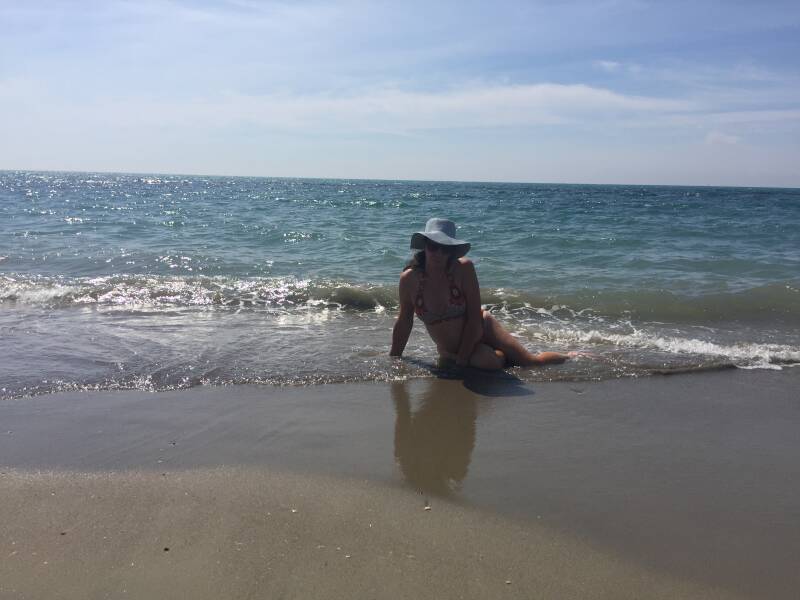 Wilma de Krom in Italie