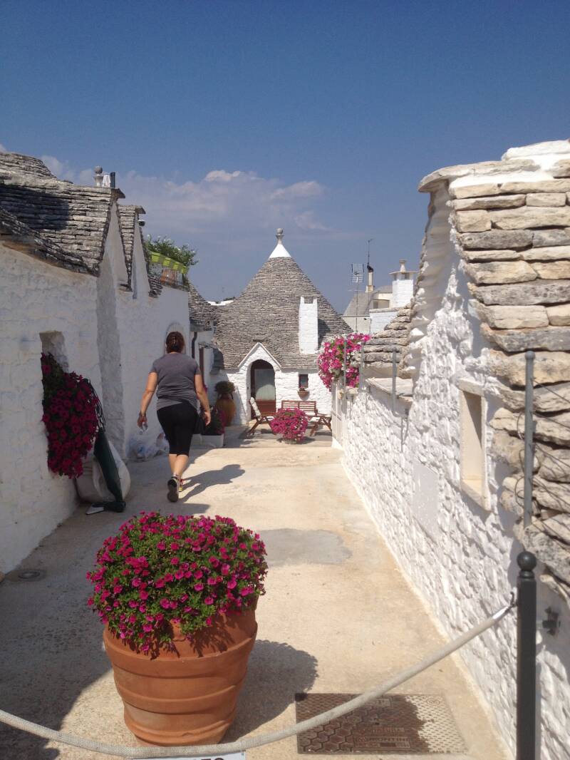 Wilma de Krom in Puglia