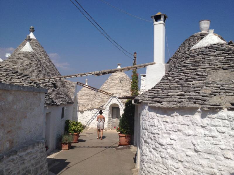 Wilma de Krom in Puglia