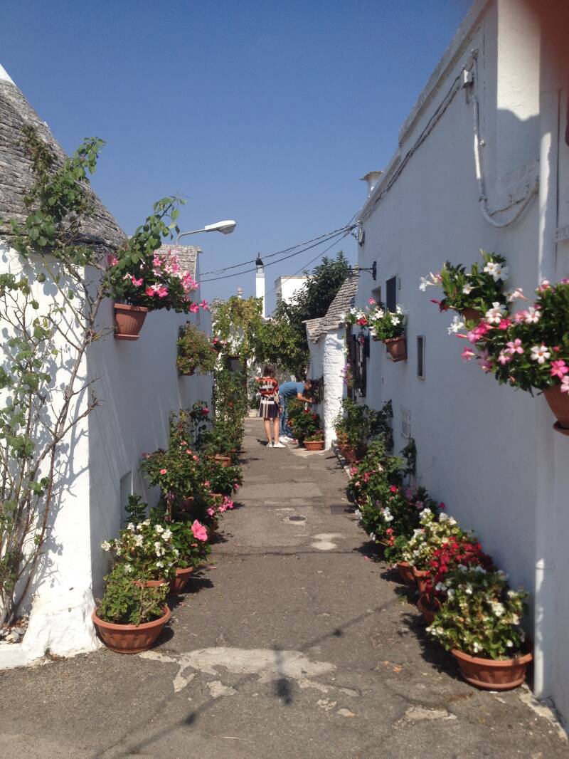 Wilma de Krom in Puglia