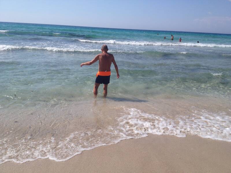Wilma de Krom in Puglia
