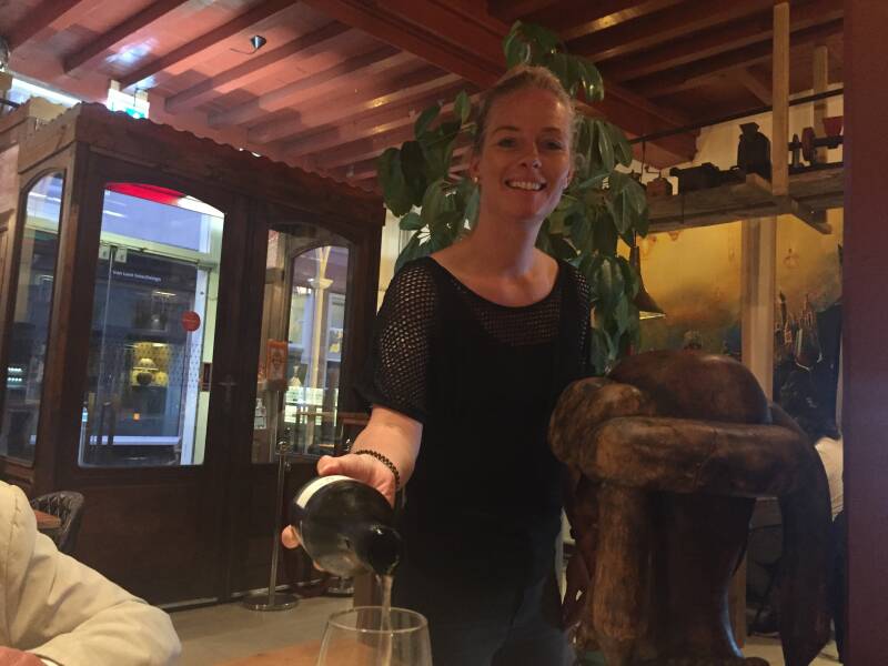Wilma de Krom in Italie