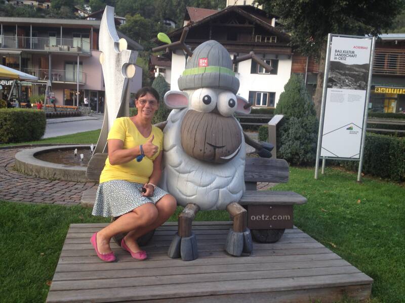 Wilma de Krom in Amalfi