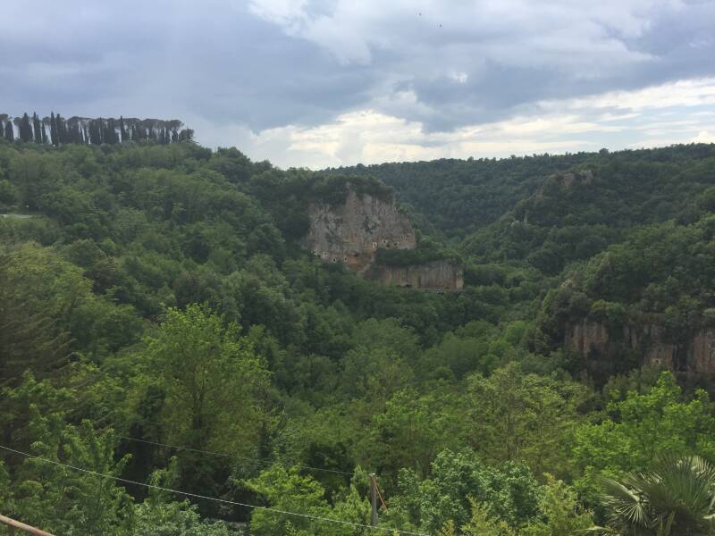 Wilma de krom in Toscane