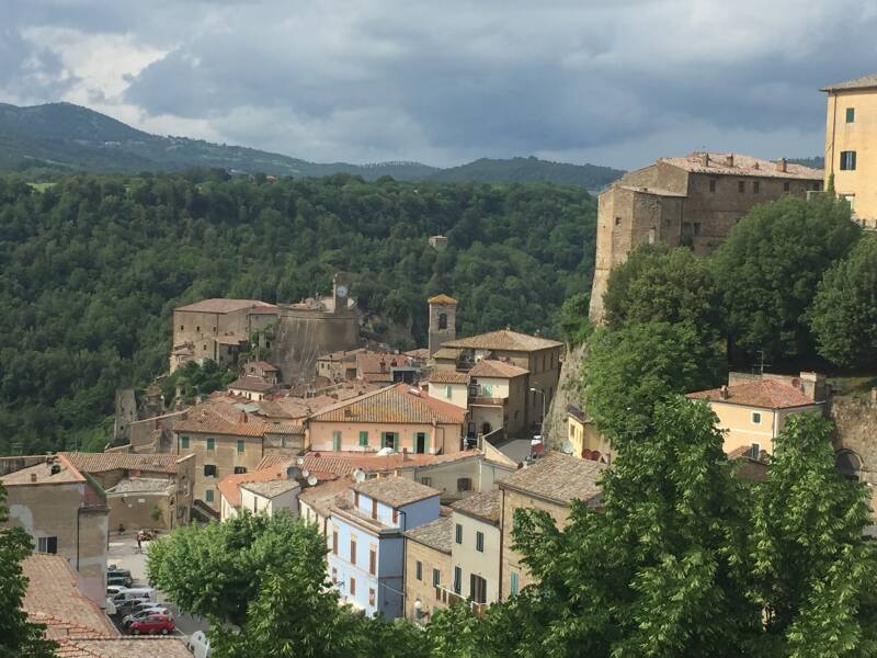 Wilma de krom in Toscane