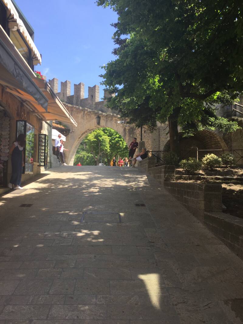 Wilma de Krom in San Marino