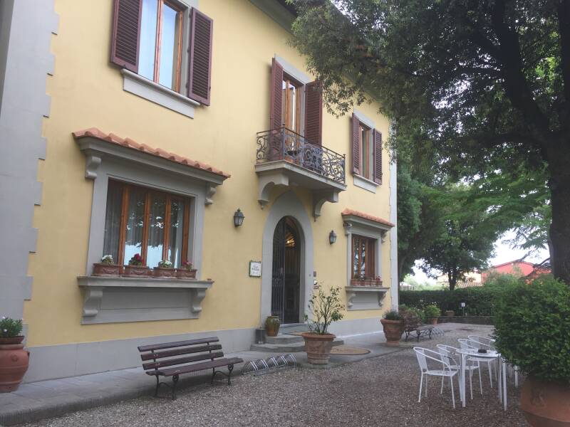 Wilma de krom in Toscane