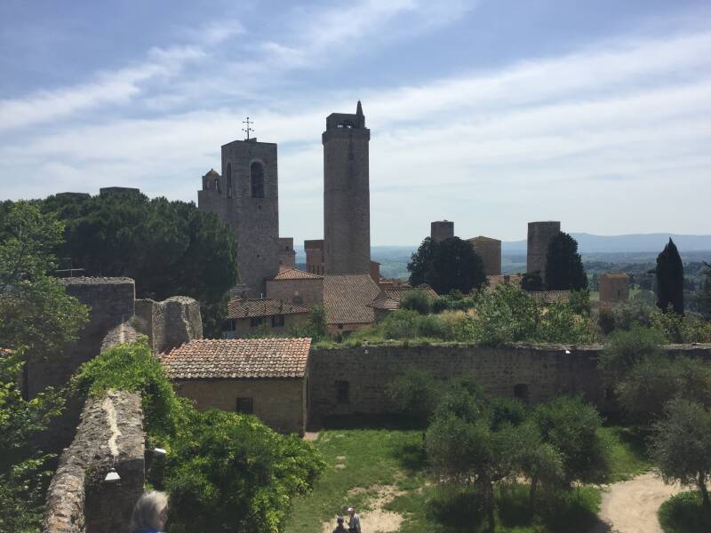 Wilma de krom in Toscane